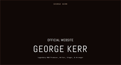 Desktop Screenshot of georgekerrmusic.com